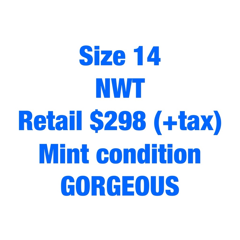 Tahari Royal Blue Sexy Sheath Dress, $129 retail NWT, size 14 - Picture 3 of 13